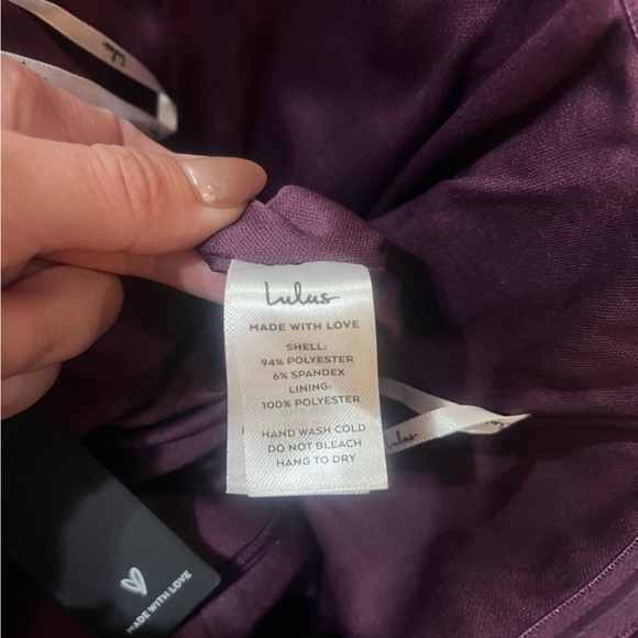 LULUS Glamorous Celebrations Dark Purple Velvet Strapless Tulip Dress - Picture 7 of 9